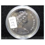 1976 CANADA SILVER DOLLAR GEM