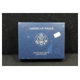 2007 PROOF SILVER EAGLE W BOX PPAERS