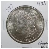 1921 MORGAN SILVER DOLLAR  CHOICE BU