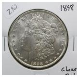 1898 MORGAN SILVER DOLLAR CHOICE BU