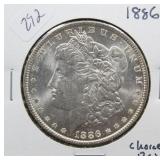 1886 MORGAN SILVER DOLLAR  CHOICE BU