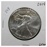 2014 SILVER EAGLE  GEM