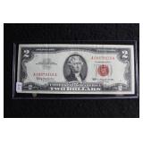 1963 TWO DOLLAR RED SEAL