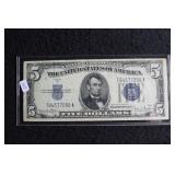 1934 5 DOLLAR SILVER CERTIFICATE