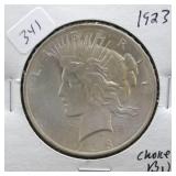 1923 PEACE DOLLAR CHOICE BU