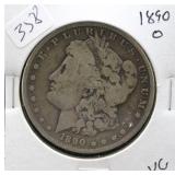 1890 O MORGAN DOLLAR  VG