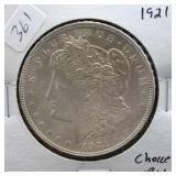 1921 MORGAN DOLLAR CHOICE BU