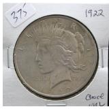 1922 PEACE DOLLAR