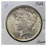 1922 PEACE DOLLAR