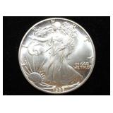 1988 AMERICAN SILVER EAGLE