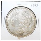 1921-D MORGAN SILVER DOLLAR