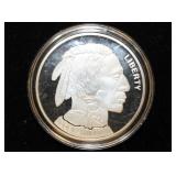 2001 BUFFALO/INDIAN HEAD SILVER ROUND