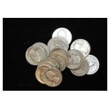 20 SILVER WASHINGTON QUARTERS