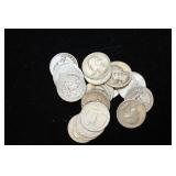 20 SILVER WASHINGTON QUARTERS