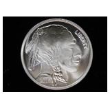 2015 ONE TROY OZ. SILVER ROUND - BUFFALO