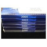 GROUPING:  6 STATE QUARTER PROOF SETS