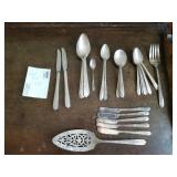 29 PCS. SILVER PLATE FLATWARE - NOBILITY PLATE