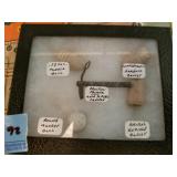 COLLECTION OF CIVIL WAR RELICS .58 CAL MINI BALL,