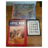 GROUPING: CIVIL WAR MEMORABILIA 1000 PC. JIGSAW