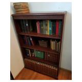 MAHOGANY 4 SHELF BOOKCASE