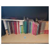 GROUPING: RELIGIOUS TYPE BOOKS AND BOOK CASE