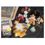 1982 NEWS PAPER, AND ASSORTED CLOCK, SANTA