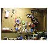 CONTENTS OF CLOSET FREEZER, TOOLS, PAINT