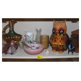 ASSORTED DÉCOR URN, BELL, BIRDS