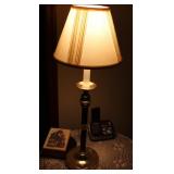 TABLE LAMP AND PHONE