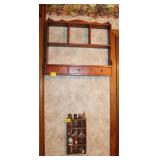 PLATE RACK, CANDLE HOLDER, WATKNOT SHELFS