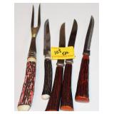 5PC BONE STYLE KNIVES