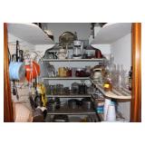 CONTENTS OF KITCHEN PANTERY MIXER, COFFEE MAKER,