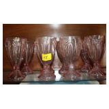 PINK DRAGON FLY GOBLETS