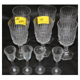 10PC SHOT GLASSES AND WINE GLASSES