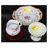 3PC SIGNED COMPOT, SMALL PICTURE, BOWL