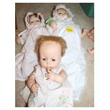 3PC DOLLS RANGE FROM 1965,1964,1964