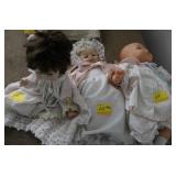 3PC DOLLS RANGE FROM 1975,  EEGEE DOLL
