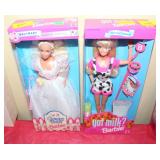 COUNTRY BRIDE AND GOT MILK BARBIE