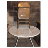 4PC TABLE,BENCH,ROCKER,TABLE,FOLDING CHAIRS