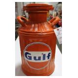 VINTAGE "GULF" 5 GALLON OIL CAN