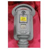 DUNCAN MILLER COIN OPERATED PARKING METER HEAD DUNCAN MILLER COIN OPERATED PARKING METER HEAD