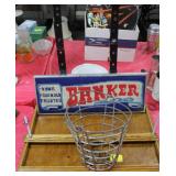 GROUPING: TV WALL MOUNT, GOLF BALL BASKET AND GROUPING: TV WALL MOUNT, GOLF BALL BASKET AND