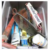 GROUPING: VINTAGE CAR PARTS AND ADVERTISING GROUPING: VINTAGE CAR PARTS AND ADVERTISING