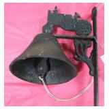 CAST IRON TRACTOR BELL CAST IRON TRACTOR BELL