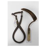 SICKLE AND ICE TONGS SICKLE AND ICE TONGS