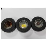 3 VINTAGE TIRE ASHTRAYS - WINSTON CUP SERIES WITH 3 VINTAGE TIRE ASHTRAYS - WINSTON CUP SERIES WITH