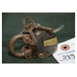 ANTIQUE PAD LOCK WITH KEYS