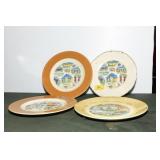 4 COLLECTOR PLATES: 2 TN, 1 NC AND 1 DC