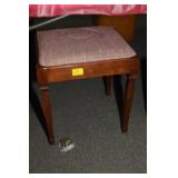 MAHOGANY SEWING STOOL