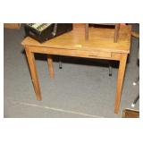 OAK, ONE DRAWER CHILDS DESK